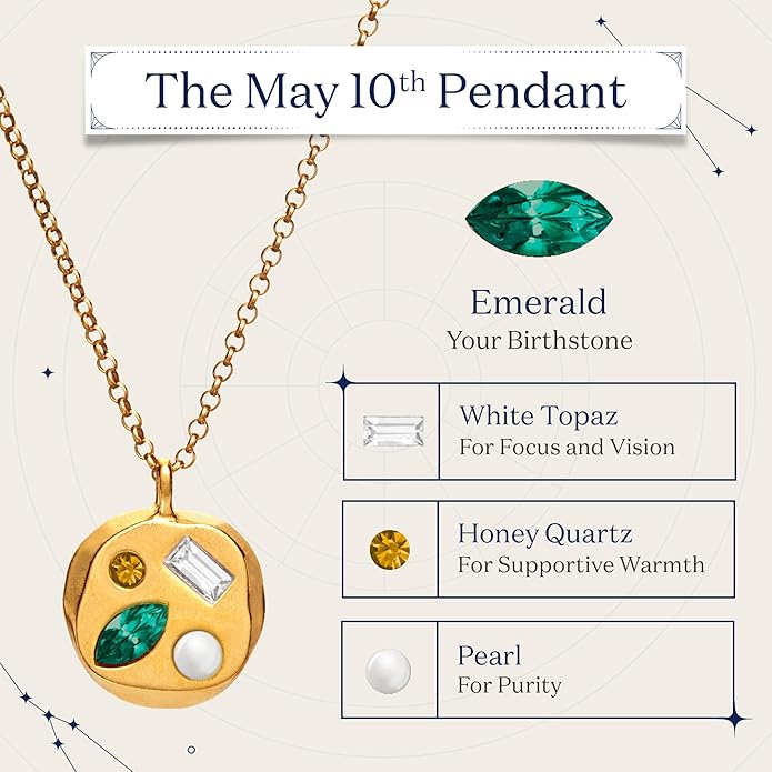 Birthdate 14k Gold Necklace for Women - 16-20in Adjustable 14 Karat Gold Chain with Lobster Clasp - Cadenas de Oro 14k Puro Para Mujer, Ladies Jewelry Birthstone