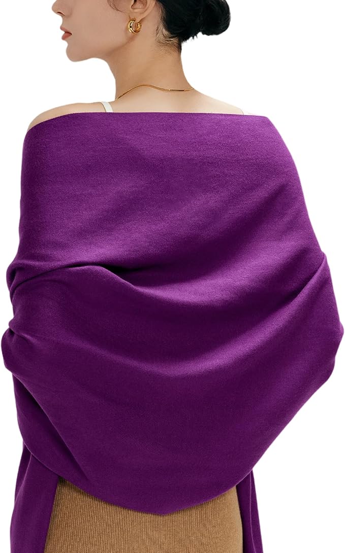 maamgic Women's Winter Scarf Soft Warm Scarf for Women Cozy Shawl Wraps for Women Lightweight Pashmina Style Wrap