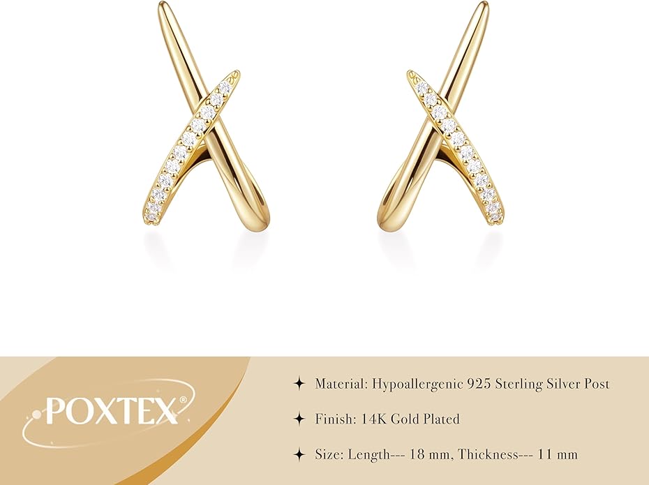 Gold Stud Earrings for Women Trendy, Simple Minimalist Gold Stud Earrings, Dainty Simple Earring for Women‘s Fashion Gifts