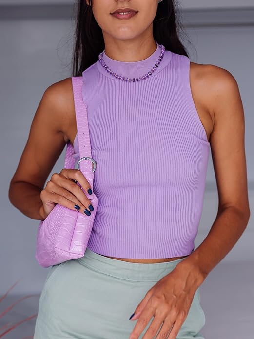 CrystalTears Beaded Gemstone Necklace for Women, Womens Colorful Boho Stone Bead Choker Necklace, Handmade Natural Crystal Stone Summer Beach Jewellery Gifts for Women Mom Christmas