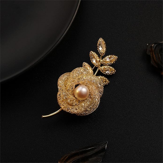 AILONMEI Brooch Pins For Women Fashion, Flower Brooches Jewelry For Women Floral Series Brooches And Pins Designer Lady's Costume