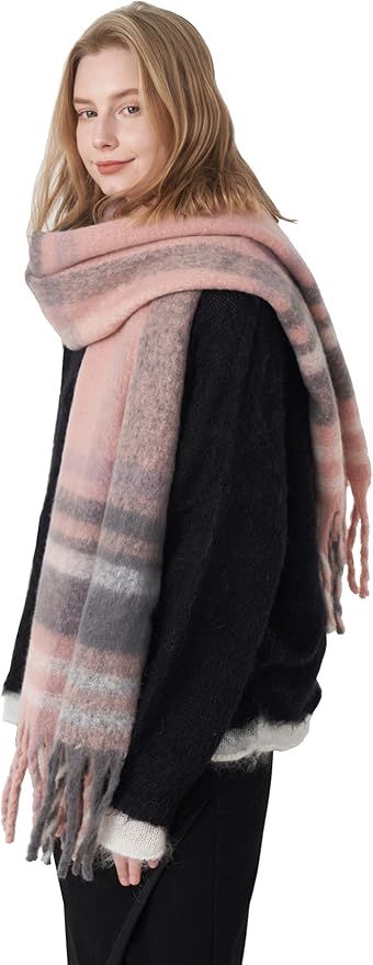 Halemet Vintage Scarfs for Women Warm Shawls and Wraps for Evening Dresses Soft Poncho Coat Thick Cardigan Wrap Cozy 2026
