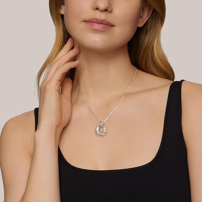 Pendant Necklace for Women Statement Gold Silver Necklace Trendy Jewelry for Women