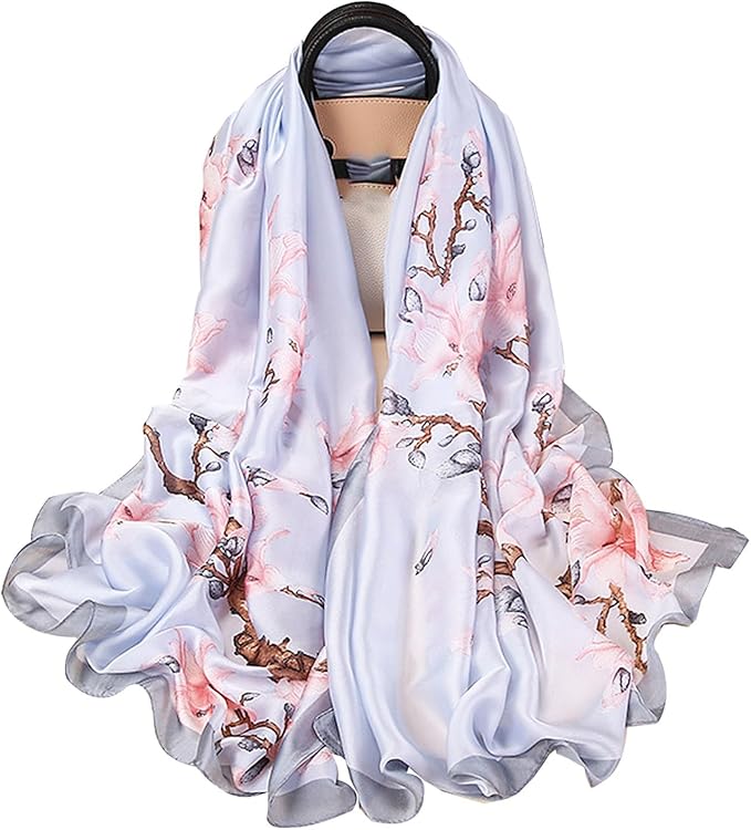 Hioyiwse Shawl Scarf For Women Lightweight Scarves Floral Pattern Formal Evening Dressesformal Shawl Summer Wraps