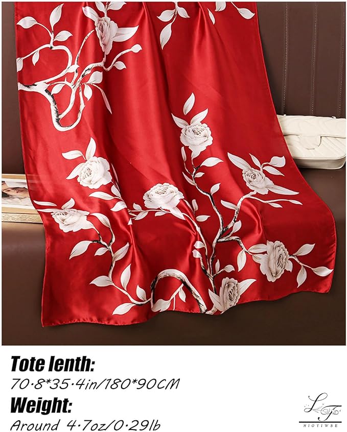 Hioyiwse Shawl Scarf For Women Lightweight Scarves Floral Pattern Formal Evening Dressesformal Shawl Summer Wraps