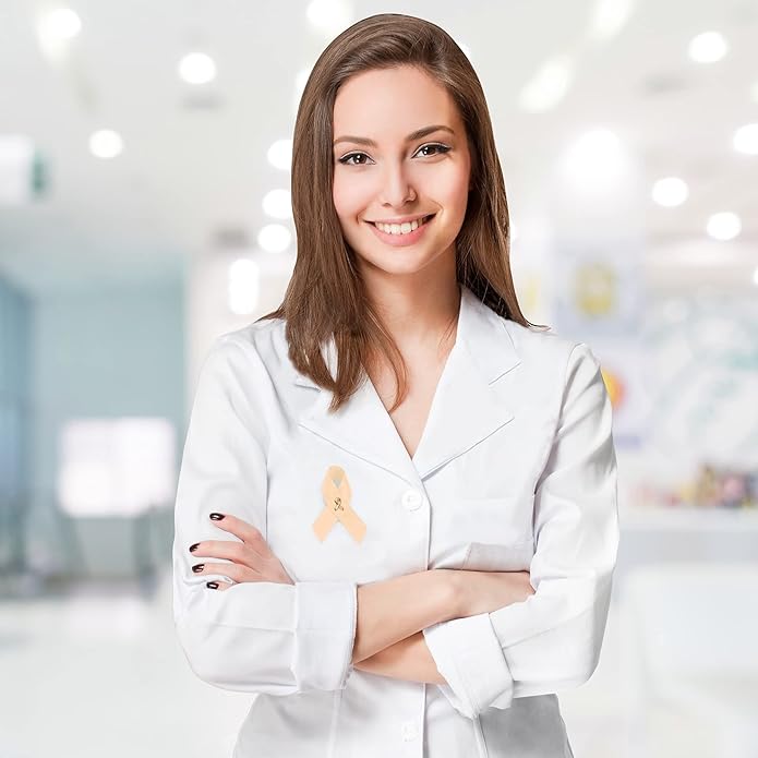 1/2/5/10/25/50/100pcs Satin Awareness Ribbon Pins (Pick your color), for Cancer & Disease Awareness, Bulk Quantities for Fundraising, Events, Gift Giving