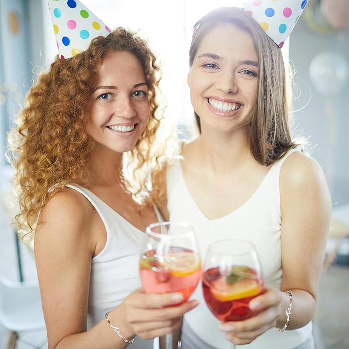 TONY & SANDY Friend Gifts for Women, Stocking Stuffers for Women, Sister Gifts from Sister, Wave Bracelet, Birthday Gifts for Woman, Bestie Friendship Bracelets, Unique Gifts for Her