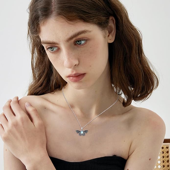 KoyeKei Sterling Silver Halloween Necklace Gothic Jewelry Gifts for Women Men