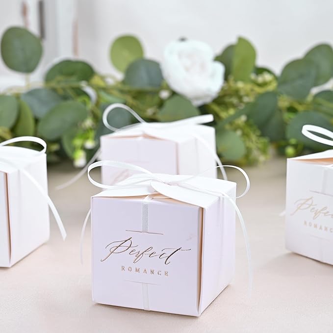 LEEQE Double Face Off White Satin Thin Ribbon 1/8 inch X 50 Yards Polyester Off White Ribbon for Gift Wrapping Very Suitable for Weddings Party Hair Bow Invitation Decorations and More
