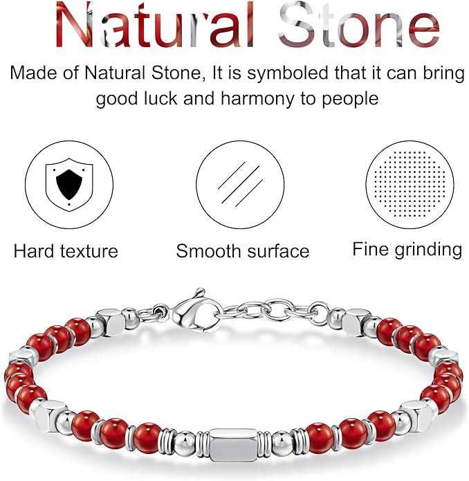 Beaded Bracelets for Women - Silver and Gold Boho Bracelets, Trendy Jewelry Gifts for Lover, Mom, Friends