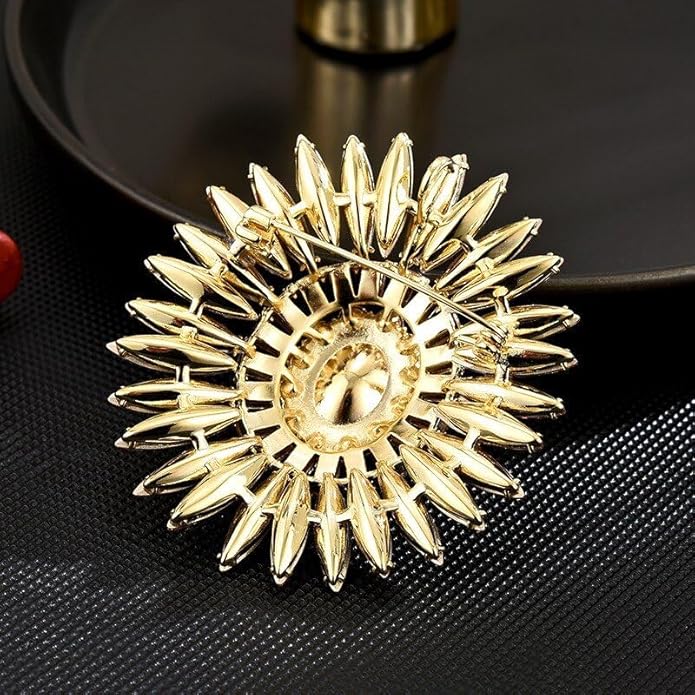 Rhinestone Brooch for Women Rhinestone Brooches Pins Crystal Lapel Pin Jewelry Christmas Valentine's Day Gift for Wife Girlfriend