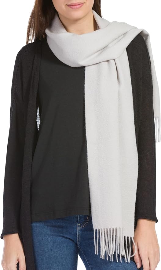 Fishers Finery Women's 100% Pure Cashmere Winter Scarf