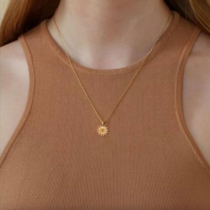 Gold Necklace for Women-14k Gold Plated Infinity Necklace Star Of David Necklace Evil Eye Cross Pendants Heart Dainty Gold Necklace For Women