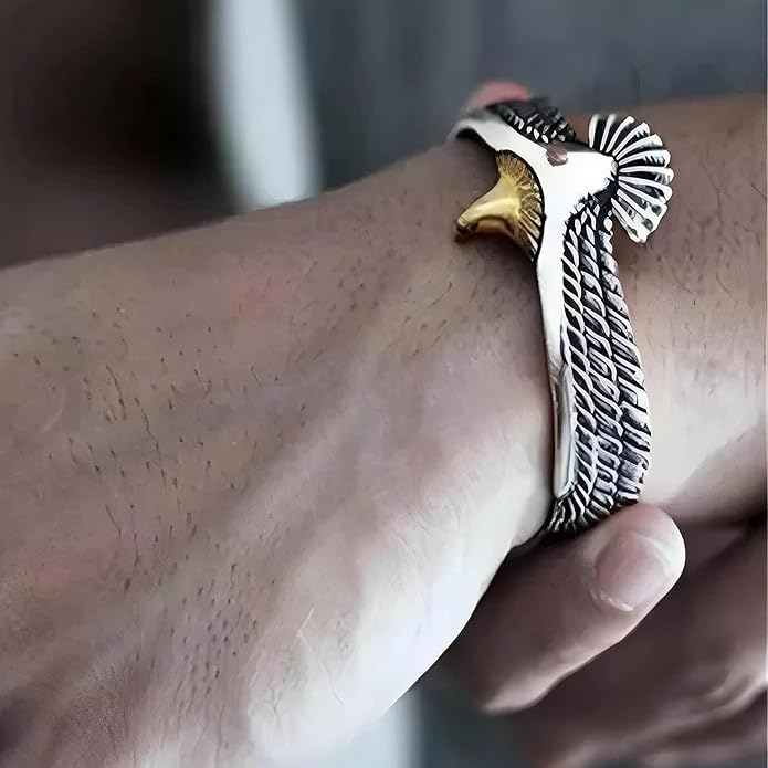 Kim Carrey S925 Sterling Silver Bracelet, Open Bangle Cuff Design, Men's Stacked Bracelets Gift Jewelry for My Man