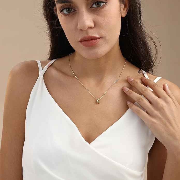 Bubble Gold Letter Necklace for Women, 14k Gold Plated Balloon Initial Necklace, Dainty Gold Necklace for Women, Personalized Bubble Pendant Name Necklace, Fashion Accessories Trendy Jewelry