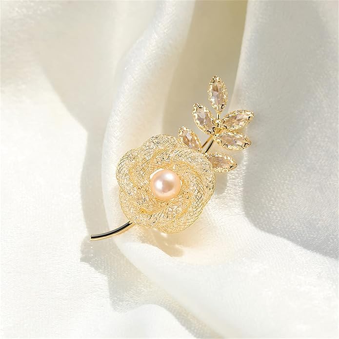 AILONMEI Brooch Pins For Women Fashion, Flower Brooches Jewelry For Women Floral Series Brooches And Pins Designer Lady's Costume