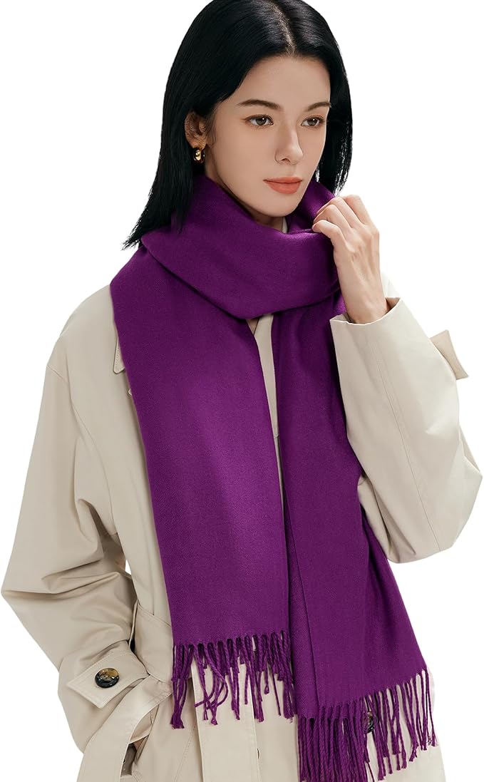 maamgic Women's Winter Scarf Soft Warm Scarf for Women Cozy Shawl Wraps for Women Lightweight Pashmina Style Wrap