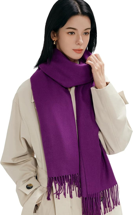maamgic Women's Winter Scarf Soft Warm Scarf for Women Cozy Shawl Wraps for Women Lightweight Pashmina Style Wrap