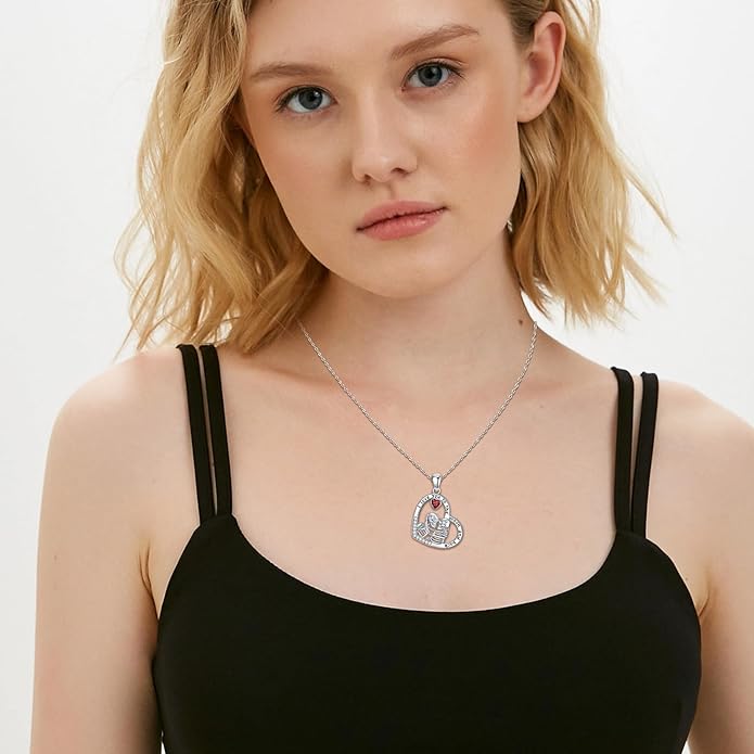KoyeKei Sterling Silver Halloween Necklace Gothic Jewelry Gifts for Women Men