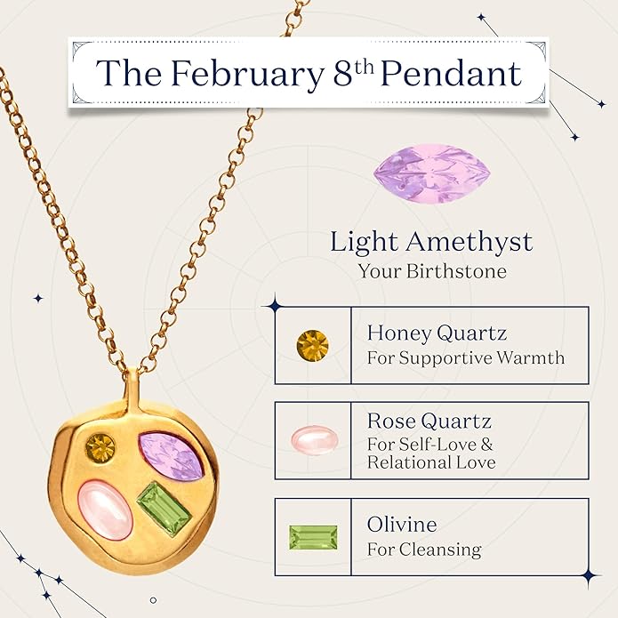 Birthdate 14k Gold Necklace for Women - 16-20in Adjustable 14 Karat Gold Chain with Lobster Clasp - Cadenas de Oro 14k Puro Para Mujer, Ladies Jewelry Birthstone