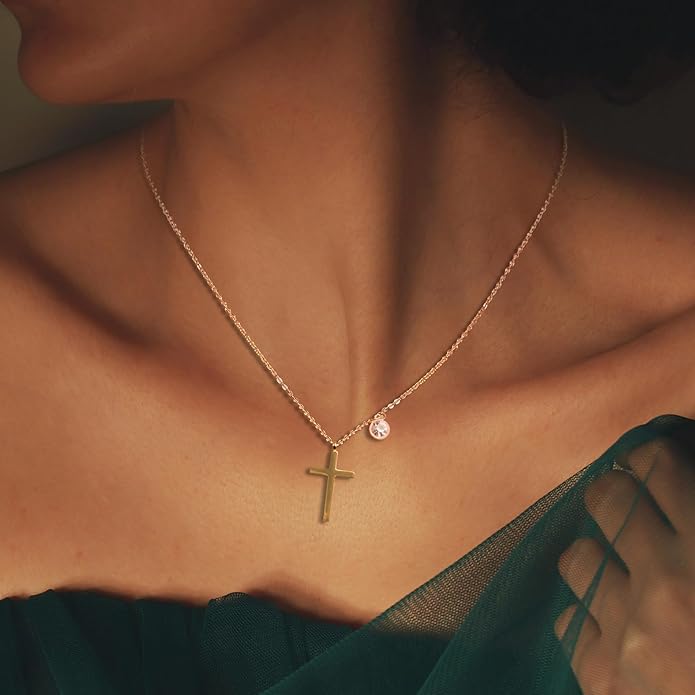 ROSEDANCE Heart Necklace for Women, 14K Gold Plated Dainty Heart Necklace, Tiny Love Symbol Pendant Choker, Minimalist Dainty Jewelry Gift, Valentines Day Anniversary Birthday