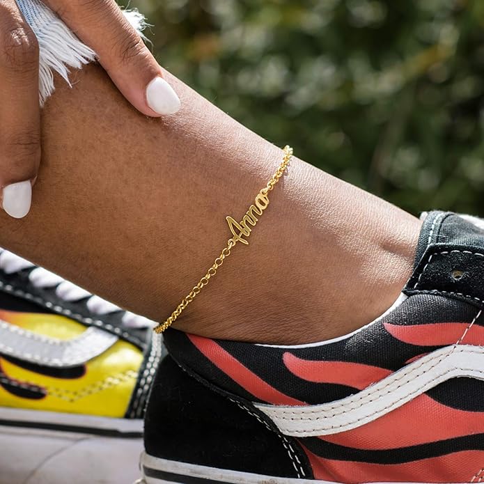 Choose your style Personalized Name Anklet/Bracelet – Dainty Jewelry Gift for Women, Mom, Wife, Girlfriend - Valentine’s Day, Mother’s Day, Christmas