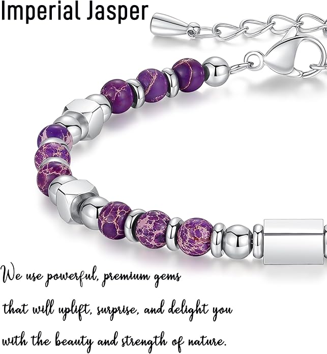 Tiny Gemstone Beaded Bracelets for Women Teen Girls, You are Awesome Jewelry Gifts for Women, Friends, Sister, Mom, Daughter...