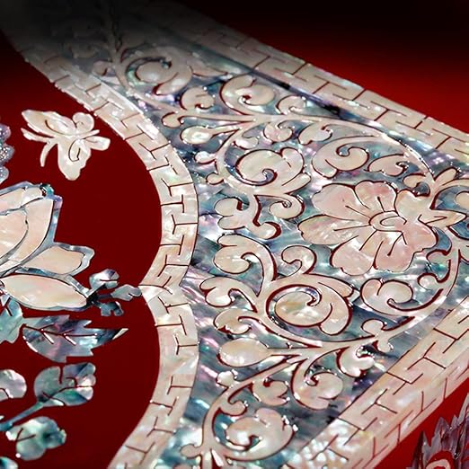 GOMMO Blue Paua Abalone Shell Stickers Sheet Enhanced for Inlay and Overlay Flexible (240mm×140mm) (New Zealand Blue Abalone)