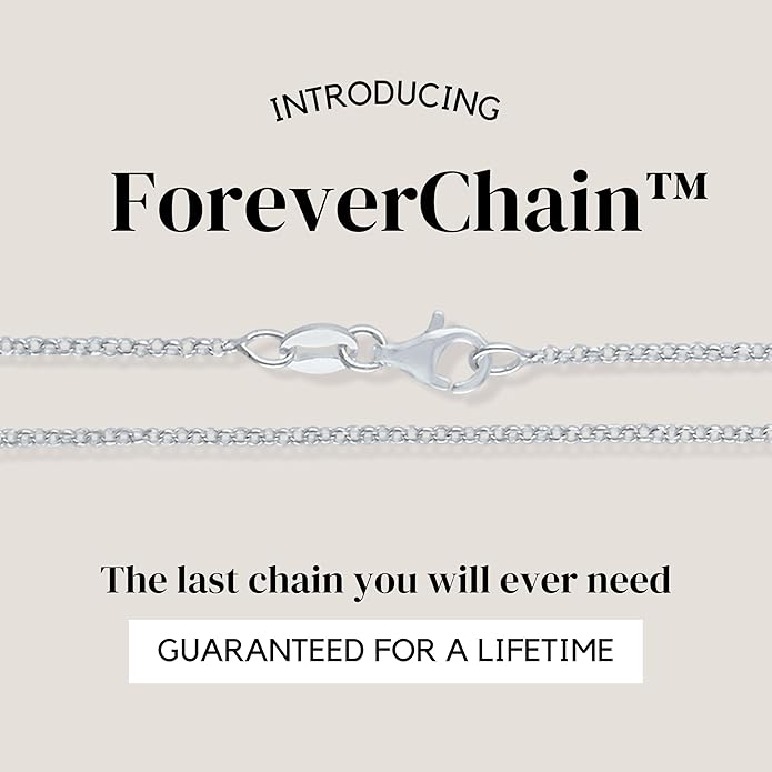 KISPER Solid 925 Sterling Silver Chain Necklace for Women Thin & Secure - Italian 1.6mm Diamond Cut Cable Link with Lobster Clasp - Made in Italy (16-30 Inch)