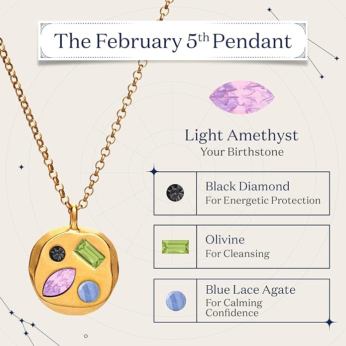 Birthdate 14k Gold Necklace for Women - 16-20in Adjustable 14 Karat Gold Chain with Lobster Clasp - Cadenas de Oro 14k Puro Para Mujer, Ladies Jewelry Birthstone