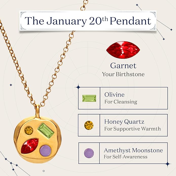 Birthdate 14k Gold Necklace for Women - 16-20in Adjustable 14 Karat Gold Chain with Lobster Clasp - Cadenas de Oro 14k Puro Para Mujer, Ladies Jewelry Birthstone