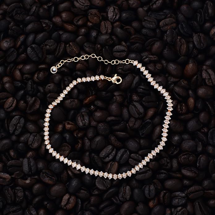 MTMY Gold Chain Bracelet for Women 14K Gold Plated Dainty Bracelets with Adjustable Chain Cute Bracelet Gold Trendy Jewelry