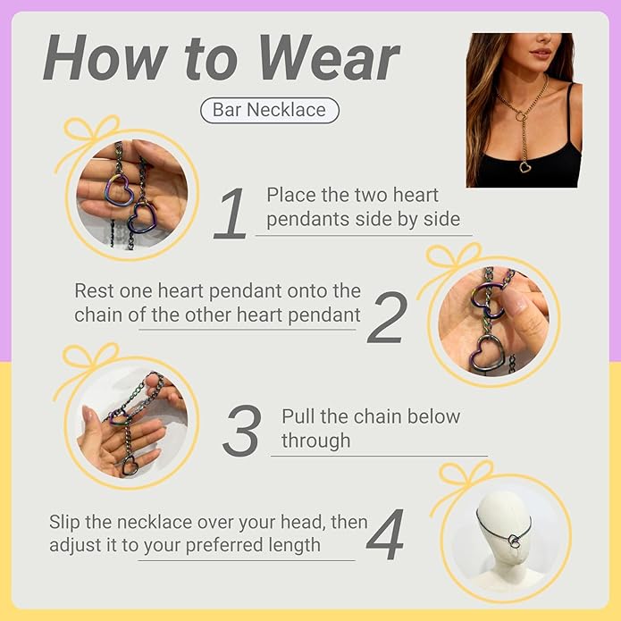Artmiss Statement Chain Necklace Thick Link Choker with Heart Pendant Heavy Stainless Steel Industrial Unisex Statement Jewelry Gift for Women Men