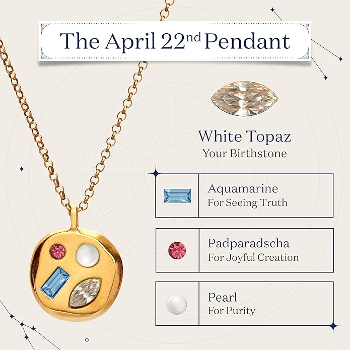 Birthdate 14k Gold Necklace for Women - 16-20in Adjustable 14 Karat Gold Chain with Lobster Clasp - Cadenas de Oro 14k Puro Para Mujer, Ladies Jewelry Birthstone
