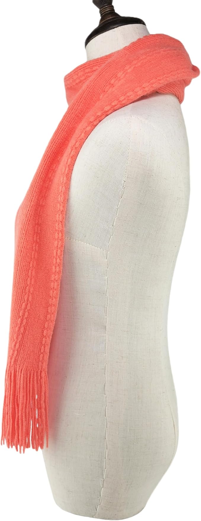 BRUCERIVER Women's Ultra Soft Knit Scarf & Glove Set Touchscreen Function Cable Design