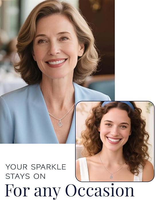 MomentWish Necklace for Women, Sparkling Gift for Her, 1Carat Moissanite Heart Pendent for Her, 925 Sterling Silver Dance Necklace for Anniversary Christmas Valentines