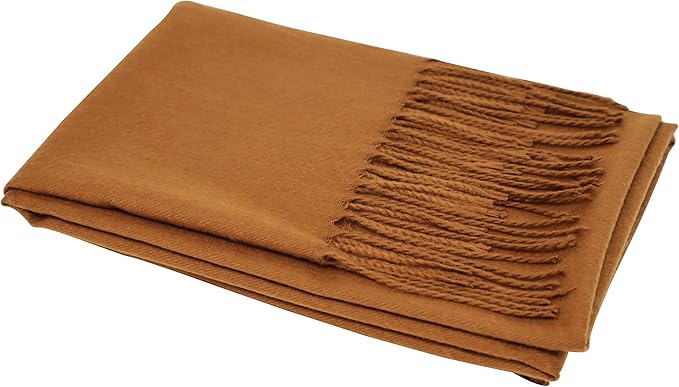 Ocomfly 100% Pashmina Scarf for Women - Premium Womens Scarves - Gift Boxed - Shawls or Wraps - Ultra Soft and Warm