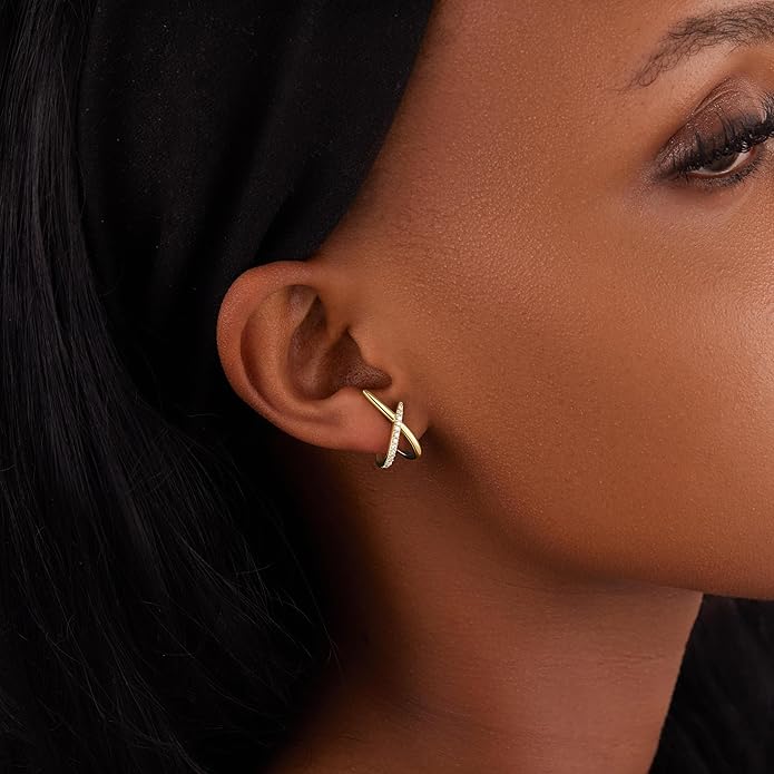 Gold Stud Earrings for Women Trendy, Simple Minimalist Gold Stud Earrings, Dainty Simple Earring for Women‘s Fashion Gifts