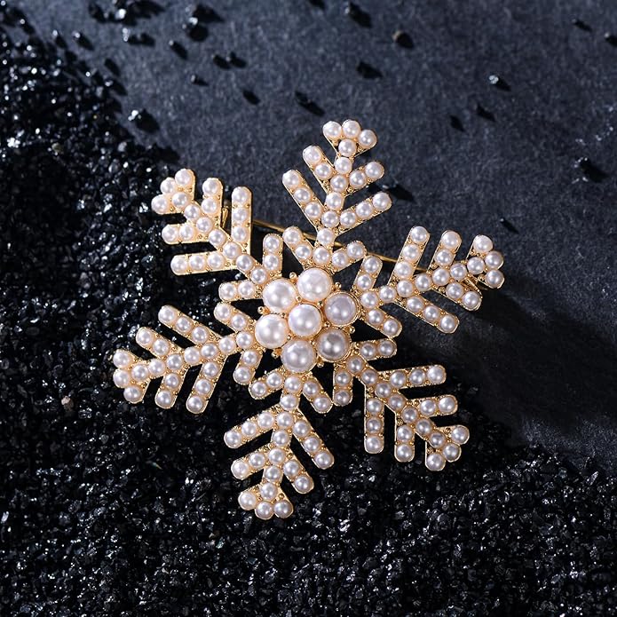 Soumimi Rhinestone Brooch Pin Crystal Brooches for Women Lapel Pin Dress Accessories Birthday Christmas Gift for Wife Mom