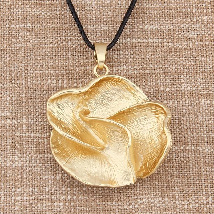 Long Boho Necklaces for Women Vintage Leather Wooden Pendant Y Choker Ethnic Style Gold Circle Hippie Sweater Necklace