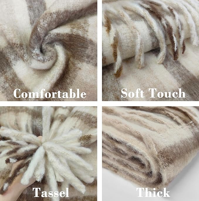 Halemet Vintage Scarfs for Women Warm Shawls and Wraps for Evening Dresses Soft Poncho Coat Thick Cardigan Wrap Cozy 2026