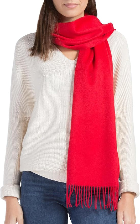 Fishers Finery Women's 100% Pure Cashmere Winter Scarf