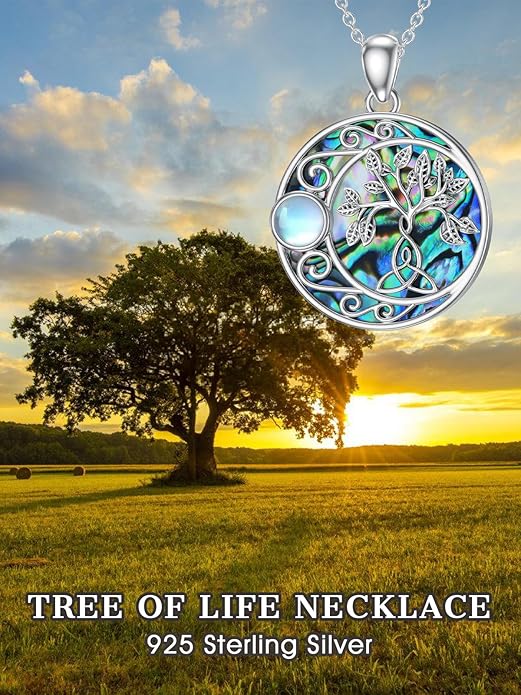 Seiyang 925 Sterling Silver Mustard Seed/Cross/Star of David/Triquetra Trinity Knot/Celtic/Claddagh Necklace Christian/Irish Jewelry Gifts for Women Mom Her