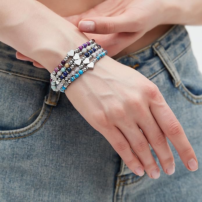 TONY & SANDY Tiny Beaded Bracelets for Women, Sometimes You Forget You're Awesome Gift, Unique Stocking Stuffers for Women, Mom, Daughter, Wife, Coworker, Best Friend, Bestie, Granddaughter