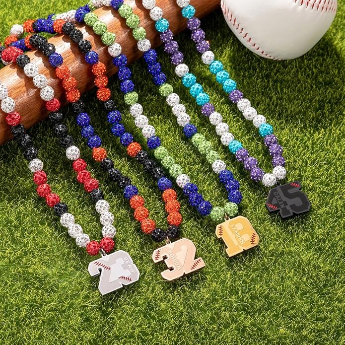 callie Personalized Volleyball|Basketball|Hockey|Baseball|Soccer|Pickleball Necklace - Custom Name & Number, Jewelry Gifts for Sports Lover