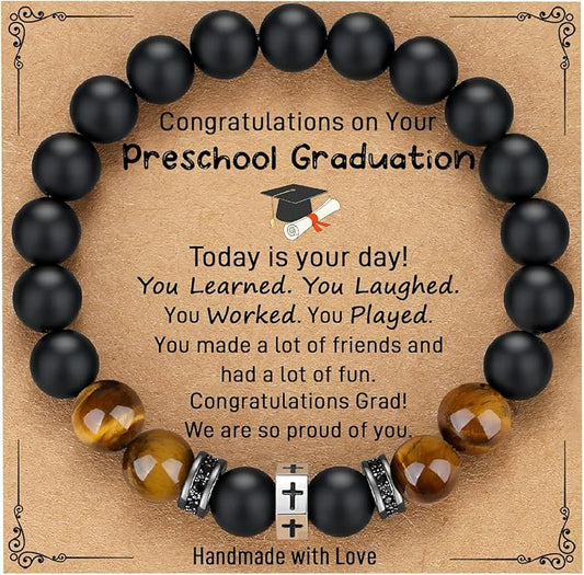 TONY & SANDY Cross Bracelet Men Cool Valentines Day Gifts for Him Teen Boys Son Grandson Nephew, Birthday Easter Christmas Gifts for Teen Boys Adults Men