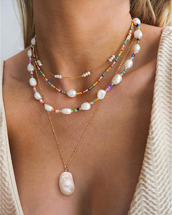 CANEVINKA 18K Gold Plate Coin Pendant Necklace for Women Dainty Compass Sunflower Necklaces Personalized Chain Layered Jewelry