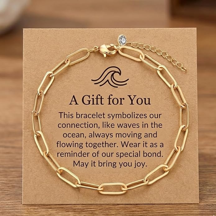 Solza 2 Layer Gold Plated Bracelet – Stainless Steel Adjustable Layered Chain with 3mm Beads, 18K Gold Plated Non Tarnish Jewelry for Women, Elegant Beaded Bracelet Stack for Everyday Wear