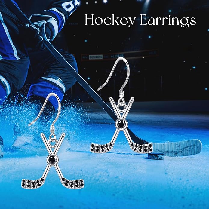 Pickleball/Tennis/Soccer/Volleyball/Golf/Hockey/Basketball Earrings for Women 925 Sterling Sliver Sports Ball Earrings Pickle Ball Dangle Earrings Pickleball Jewelry Gifts for Women Lover