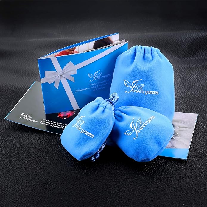 JewelryPalace 14K Gold Plated 925 Sterling Silver Rings for Women, Cubic Zirconia Promise Rings for Her, Stackable Wedding Bands Rings for Women Set Size 4-12